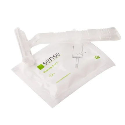 Set crema si aparat de ras pentru hotel